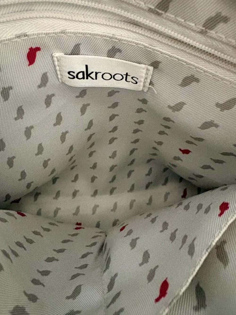 Sakroots Bohemian Colorful Tribal Owl Print Crossbody Coated Canvas Purse/Bag